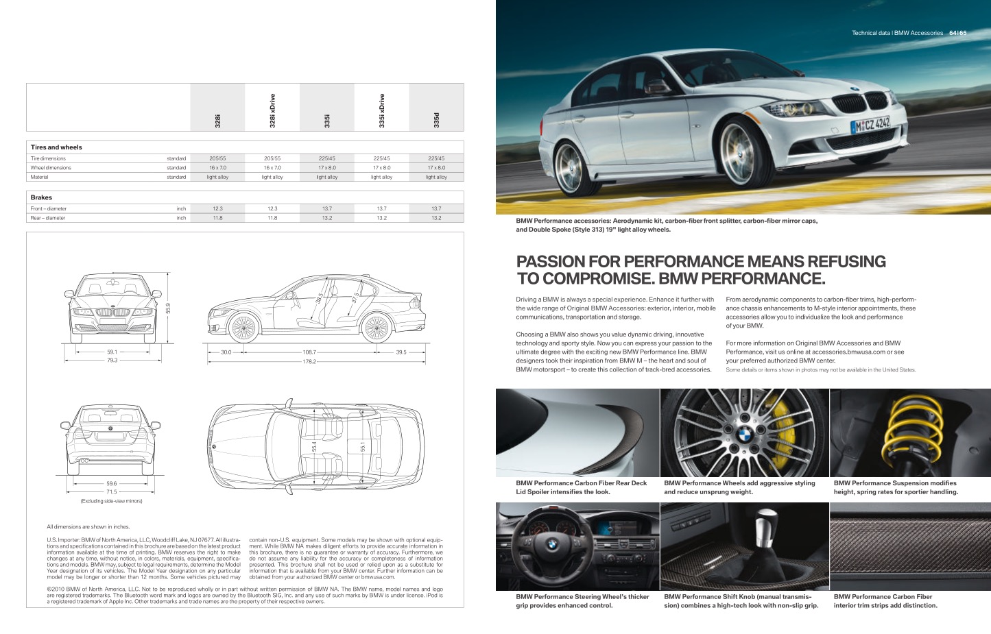 2011 BMW 3-Series Sedan Brochure Page 33